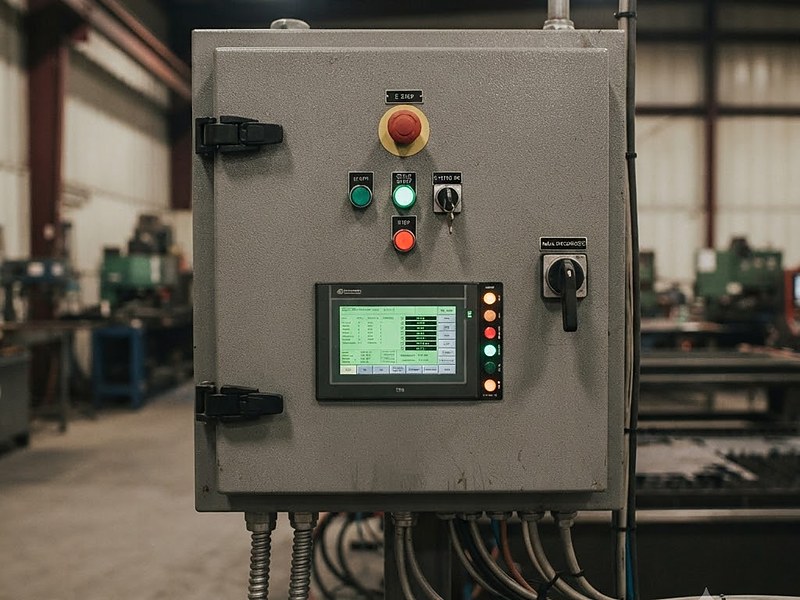 Control panel box fabrication at J.K. Fabricaters