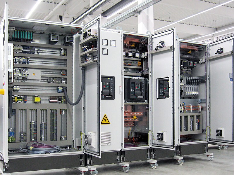Industrial control cabinets at J.K. Fabricaters