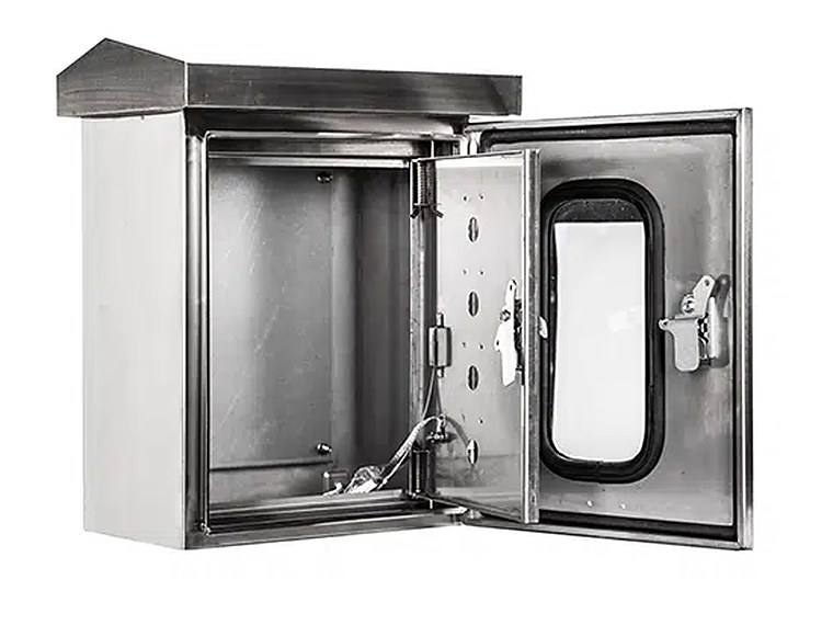 Stainless steel electrical enclosure at J.K. Fabricaters